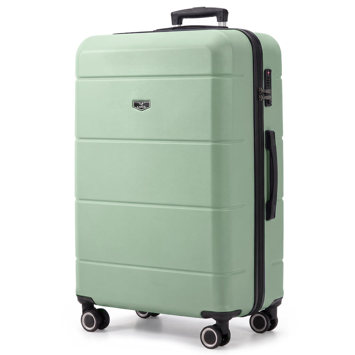 LUGG Jetset 40cm Suitcase 40x30x20cm, Ryanair Compatible Underseat Size, Hard Shell ABS, Spinner with Removable Wheels, Lightweight Travel Luggage, 1 Year Warranty