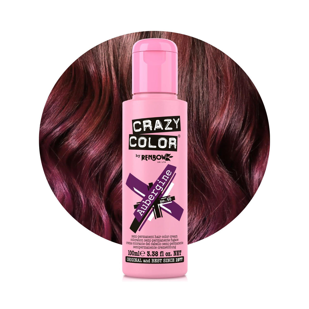 Crazy Color Cyclamen Pink Hair Dye 100ml