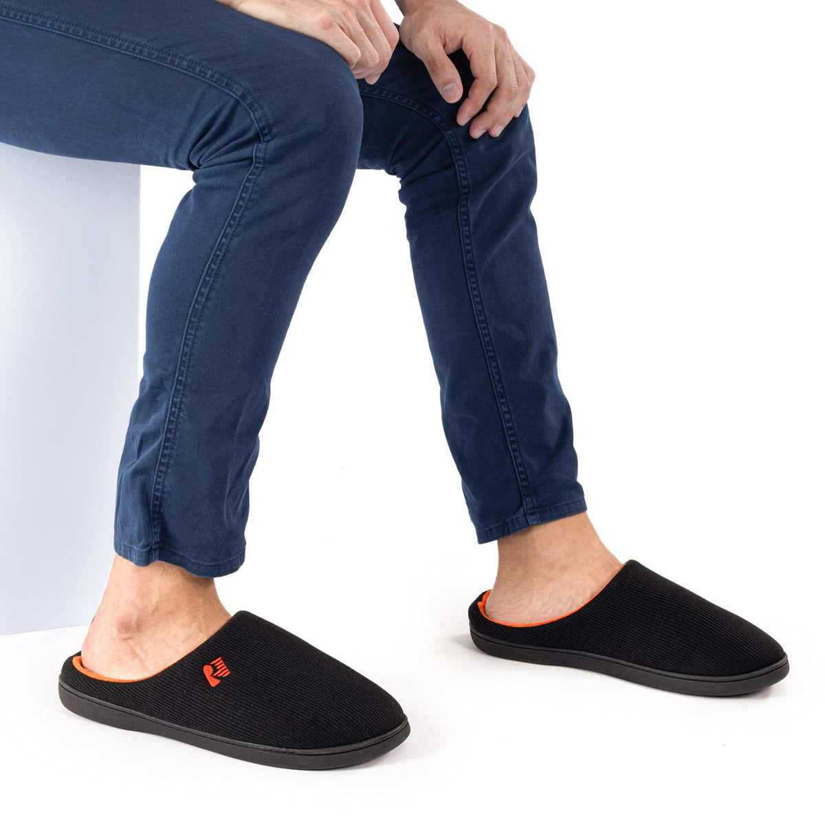 RockDove Men's Original Two-Tone Memory Foam Slipper