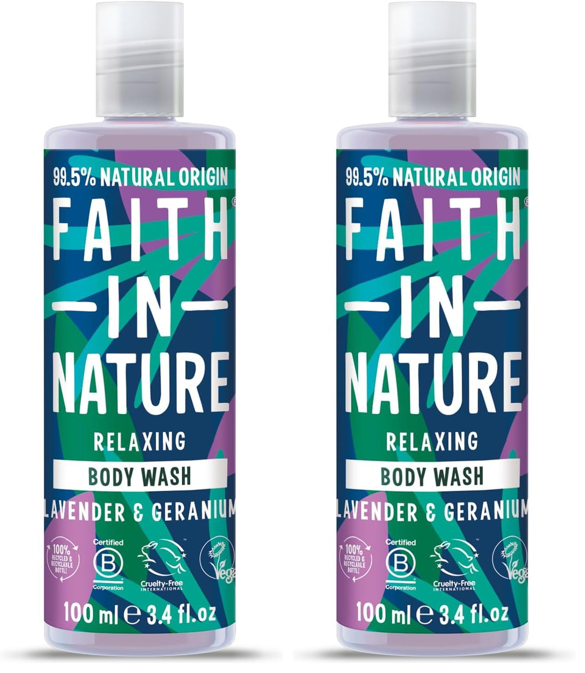 Faith In Nature Natural Fragrance Free Body Wash, Sensitive, Vegan and Cruelty Free, No SLS or Parabens, 400 ml