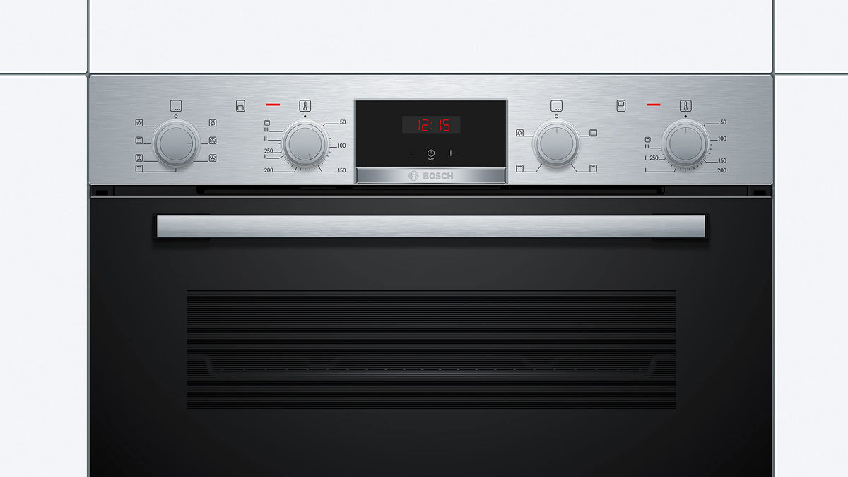 Bosch Series 2 HHF113BR0B Built-in Single Oven, A Rated, Stainless Steel