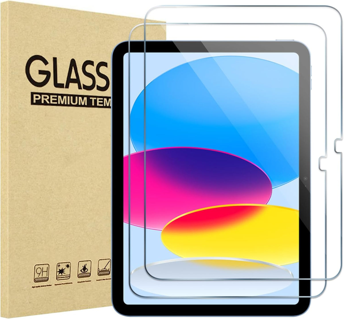 ProCase 2 Pack Screen Protector for iPad A16 2025 11th 11"/10th 2022 10.9"