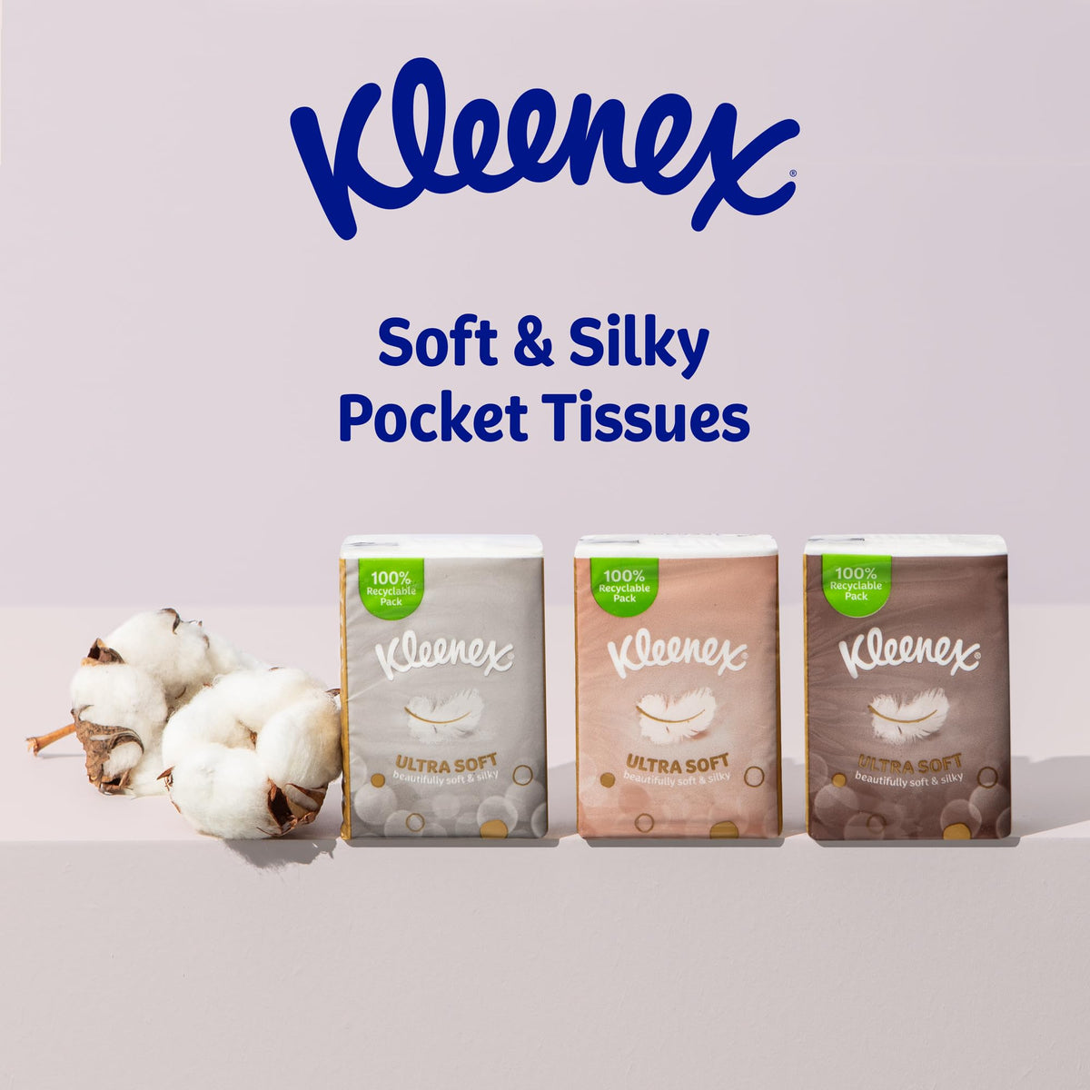 Kleenex Balsam Travel Tissues - Multipack 8 Tissue Packs