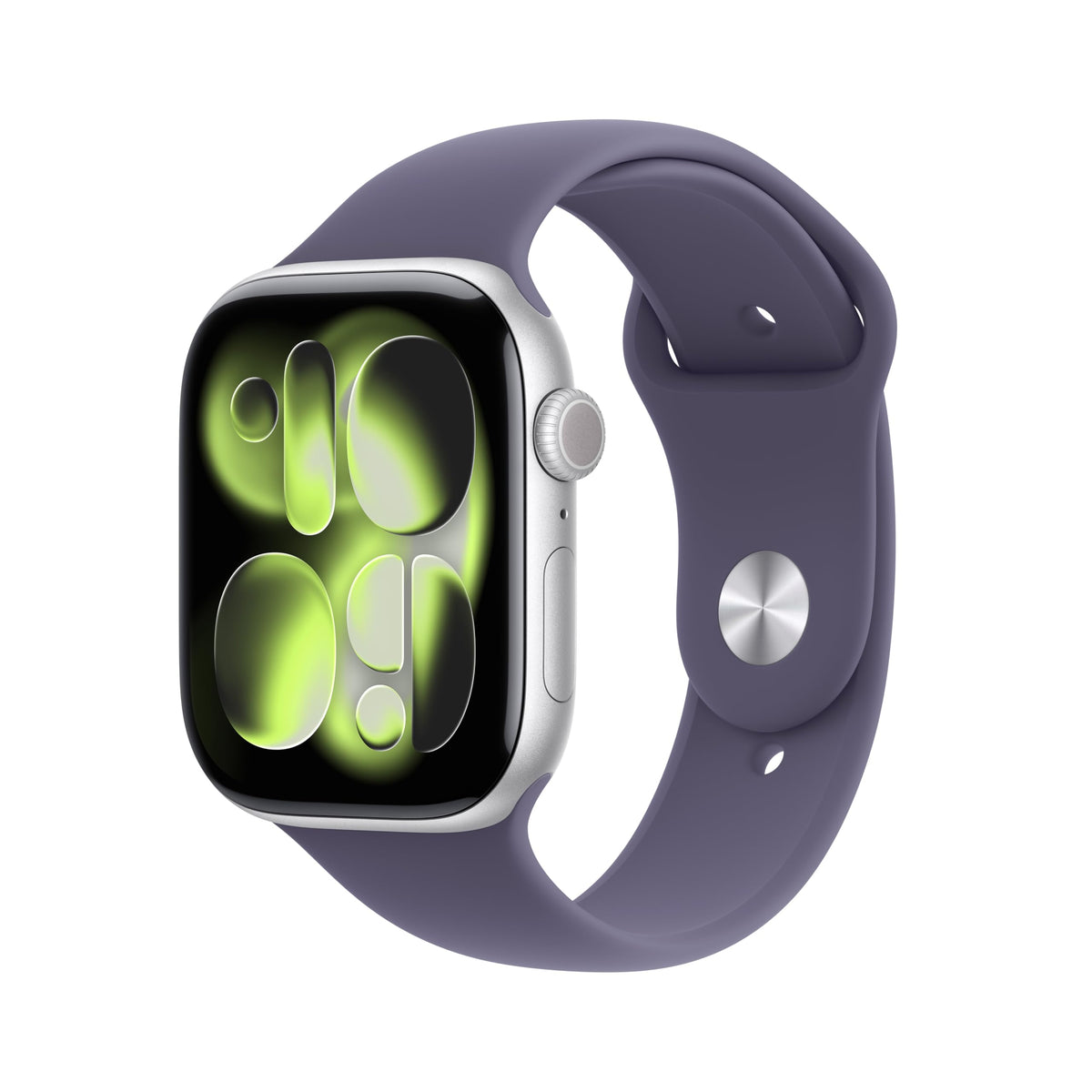 Apple Watch Series 11 GPS 46mm Smartwatch with Jet Black Aluminium Case with Black Sport Band M/L. Sleep Score, Fitness Tracker, Health Monitoring, Always-On Display, Water Resistant