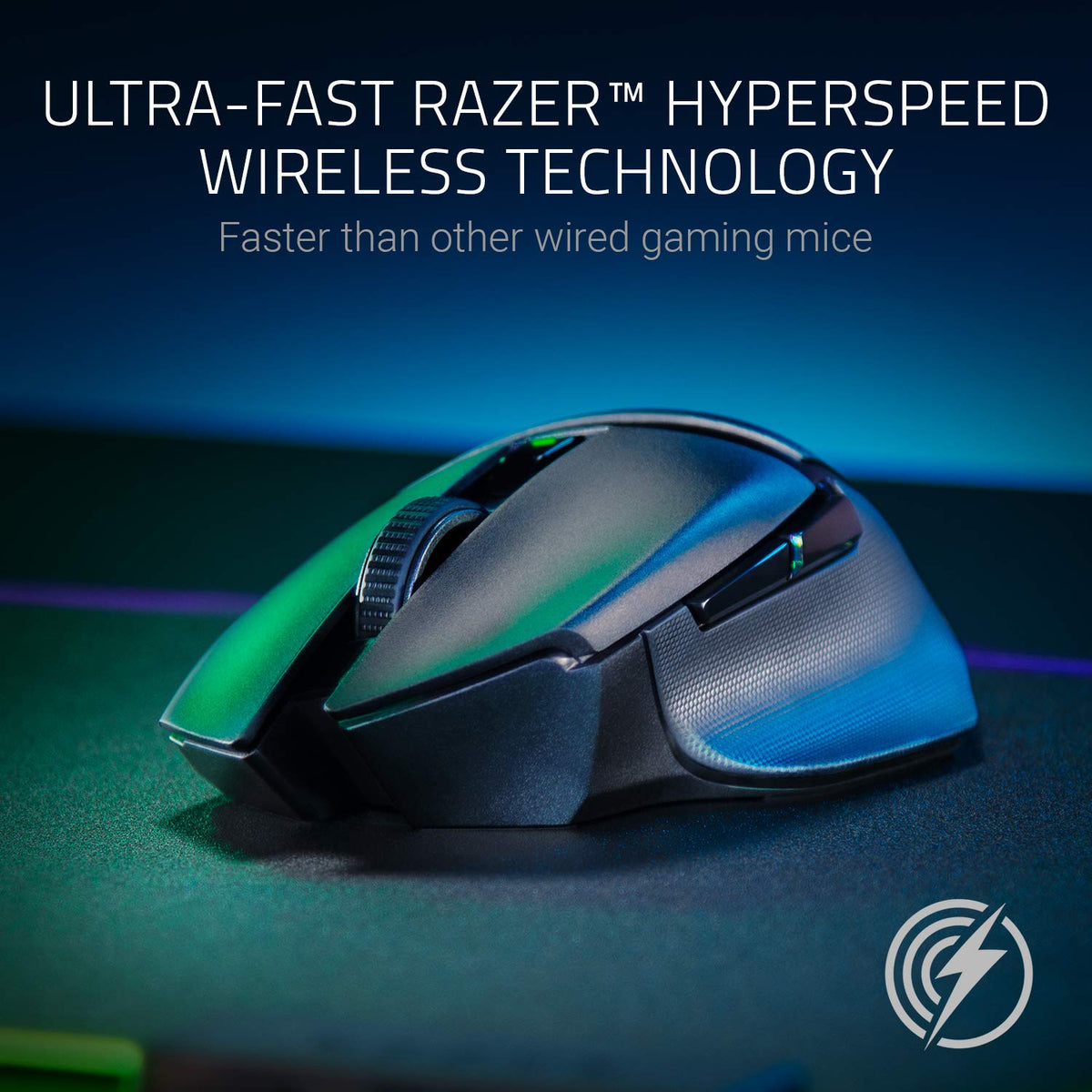 Razer Basilisk V3 - Wired Customisable Gaming Mouse (10+1 Programmable Buttons, HyperScroll Tilt Wheel, 11 Chroma RGB Lighting Zones, Optical Mouse Switches, Focus+ 26K DPI Optical Sensor) Black