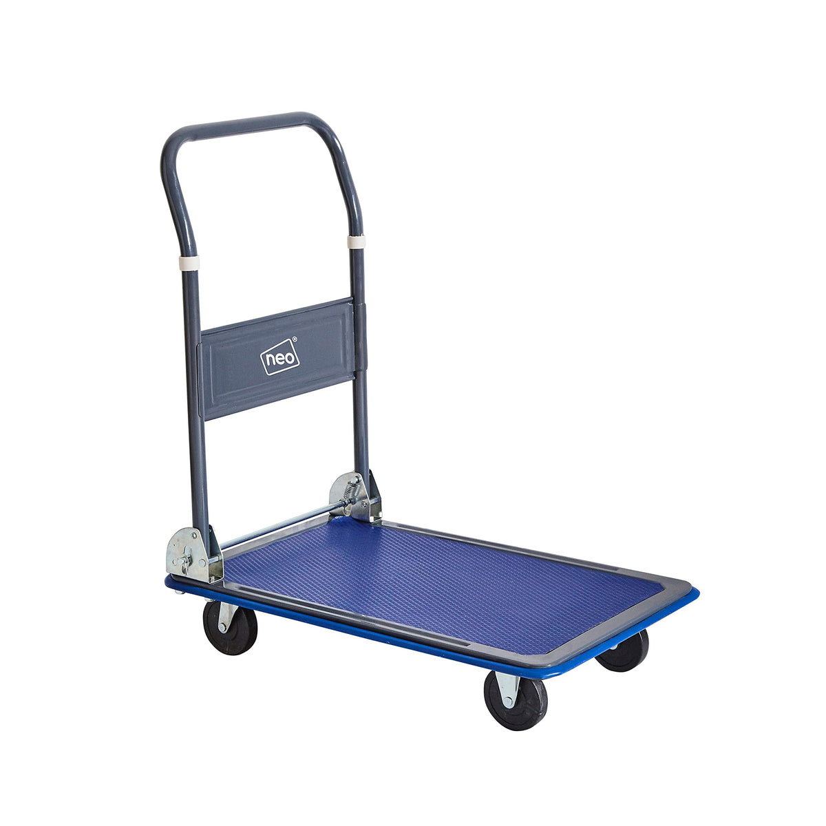 Neo Heavy Duty Aluminium Folding Sack Trolley Hand Truck Barrow Transport Wheels Extendable Handle (100 kg))