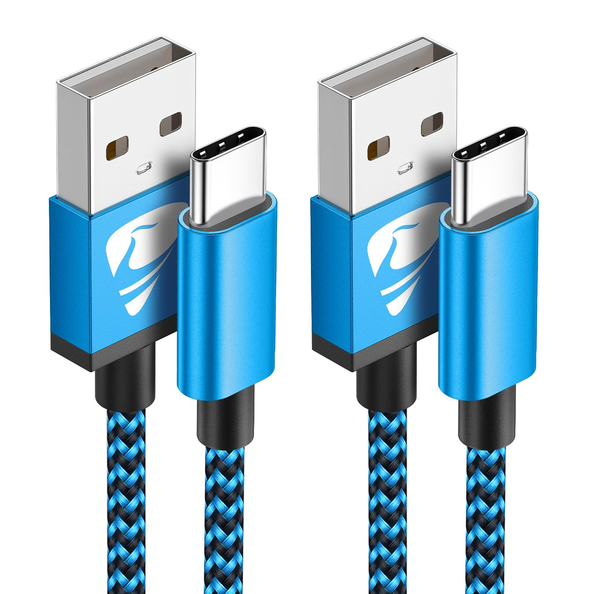 Yosou USB C Charger Cable 2M 2Pack USB A to USB C Type C Charger Fast Charging 3A Lead Braided for Samsung Galaxy S22 S21 S20,Pixel 8 7 6,PS5,Switch