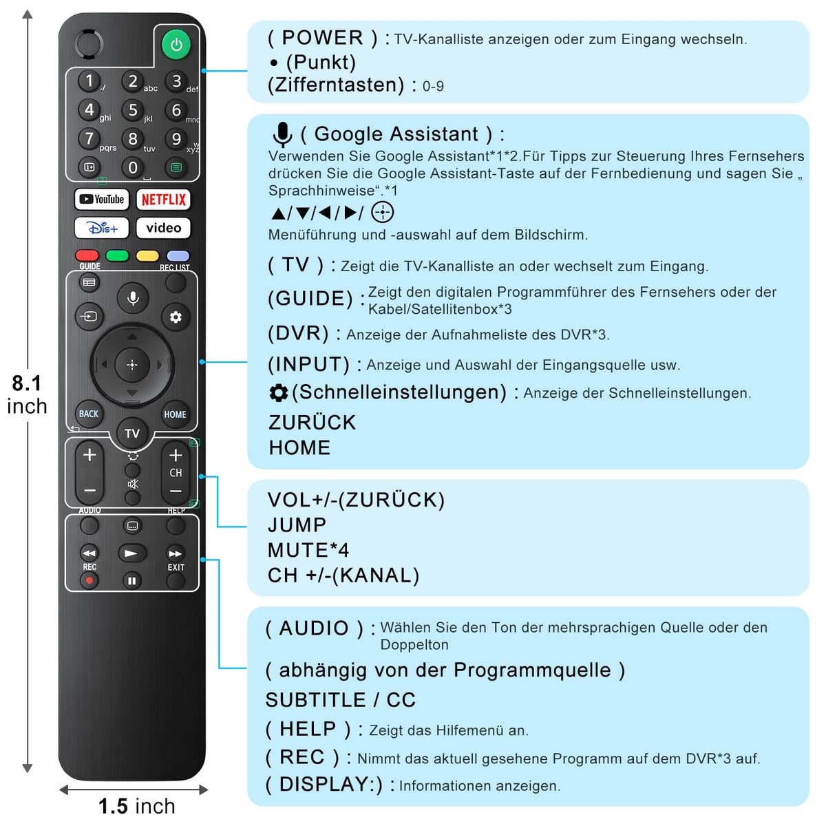 for LG TV Remote, Universal for LG Remote Control Smart TV Replacement