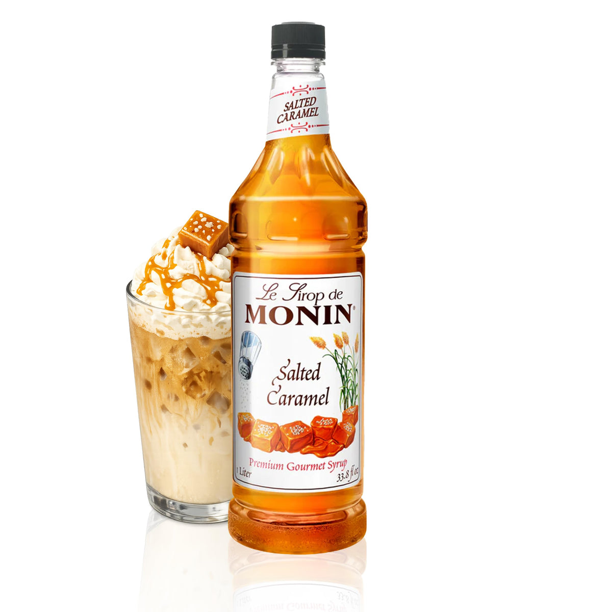 MONIN Premium Pistachio Syrup 700ml, for Coffee and Cocktails, Vegan