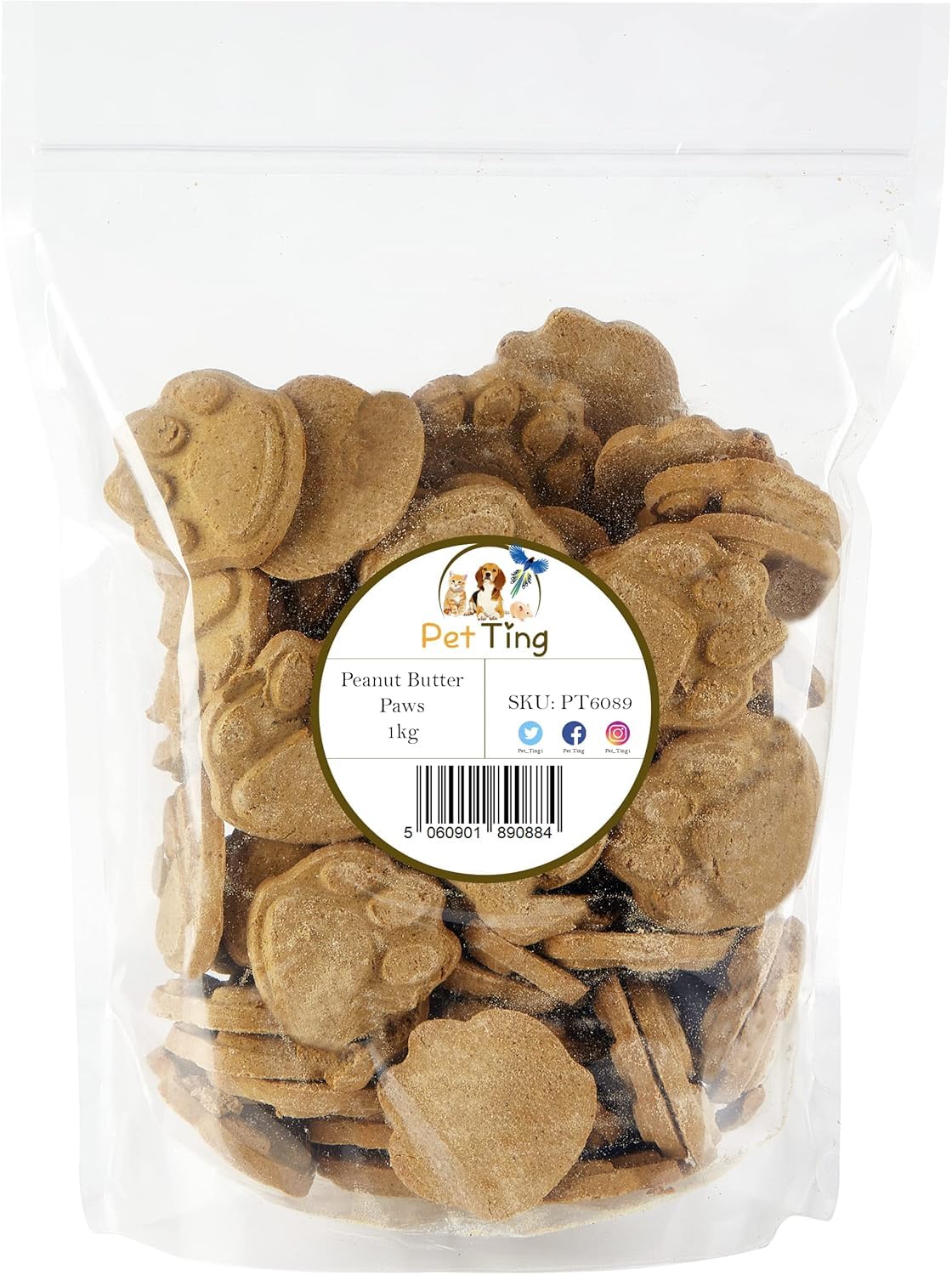 Premium Dog Biscuits Treats 1kg (Charcoal Cobs)