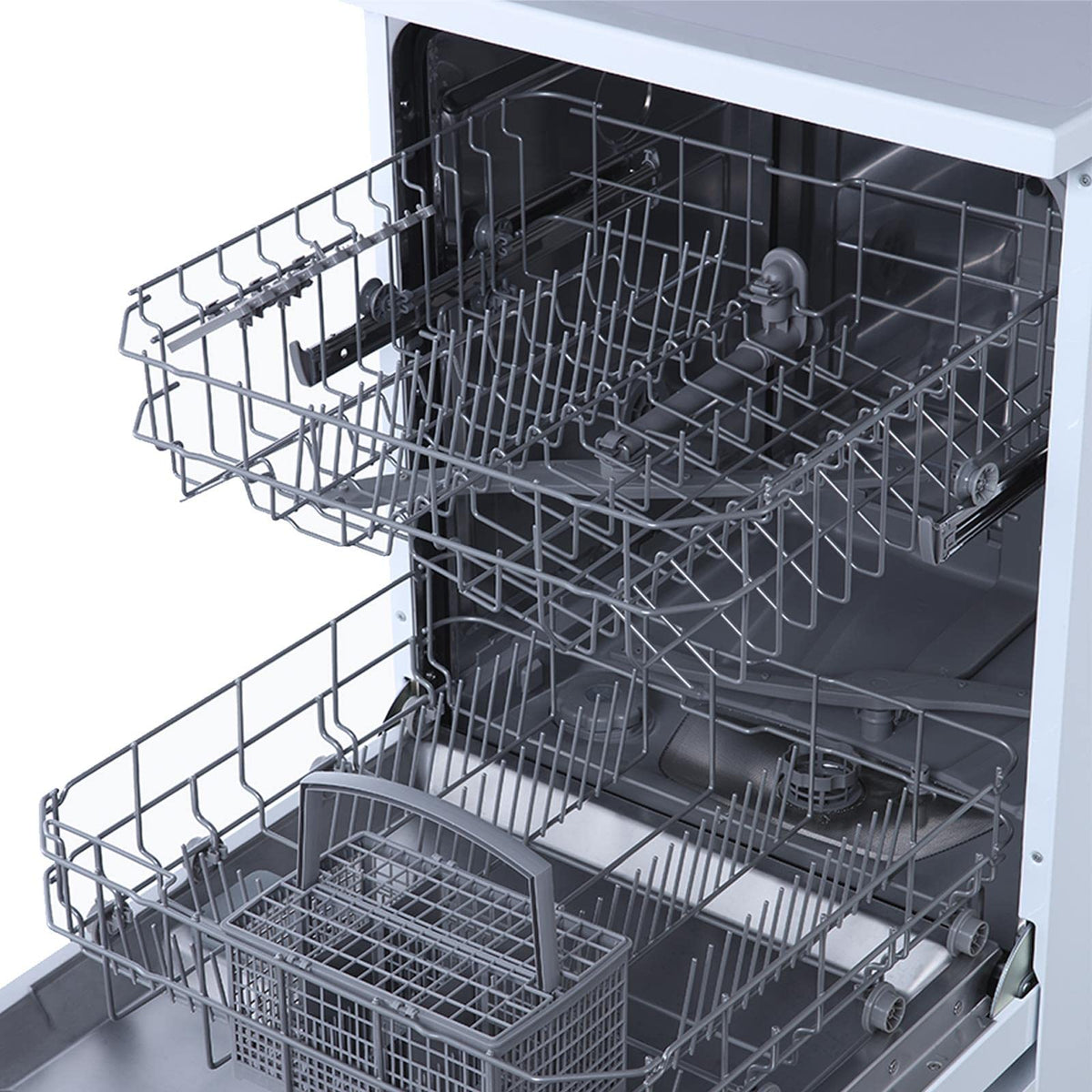 SIA SBID459 Integrated Dishwasher, Slimline 45cm Width, 9 Place Settings, Delay Start, 4 Programs, 29 Minute Quick Wash