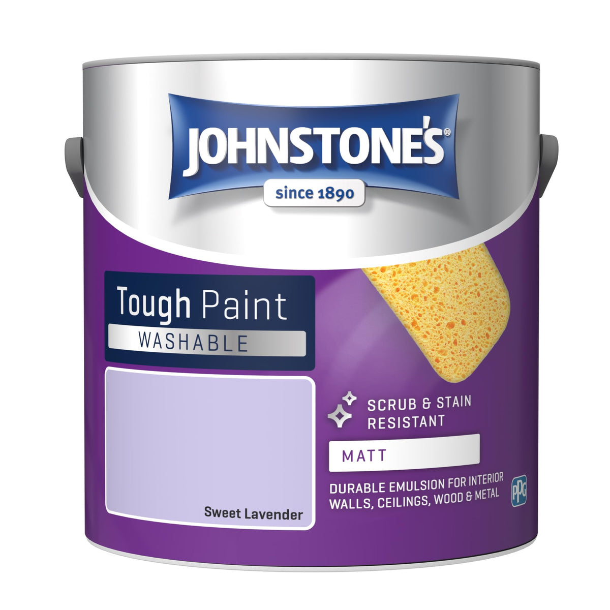 Johnstone's - Washable Matt Wall & Ceiling Paint - Rosebud - 2.5L