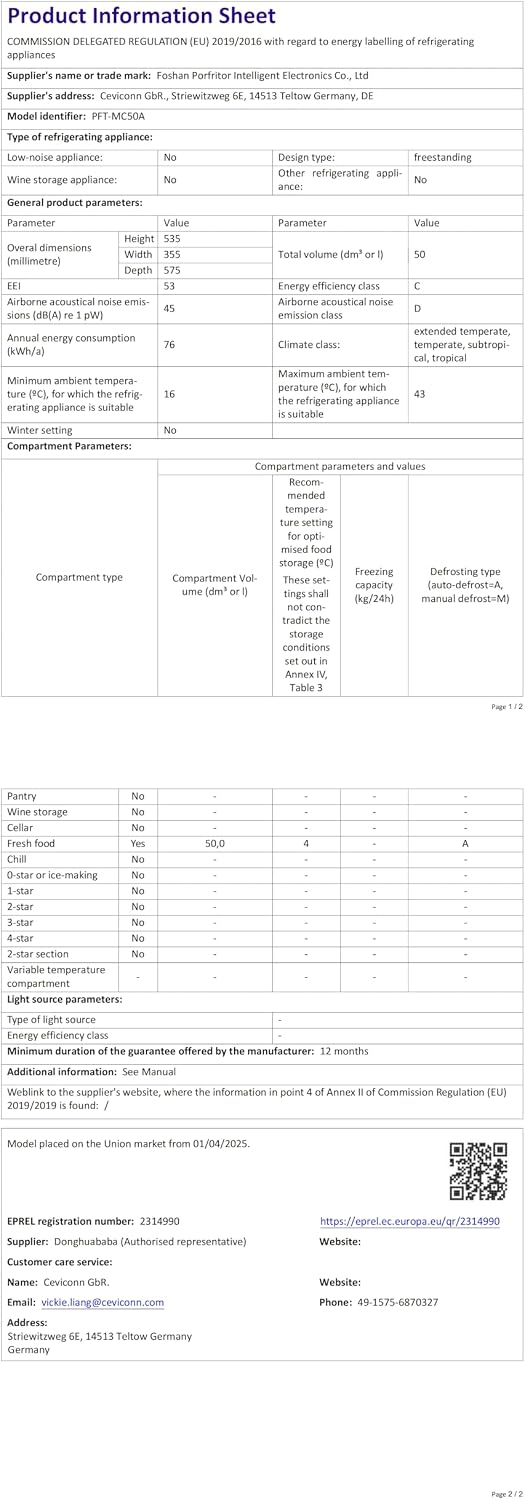 4 Liter Mini Fridge with RGB LED Mirror, AC/DC Skincare Fridge