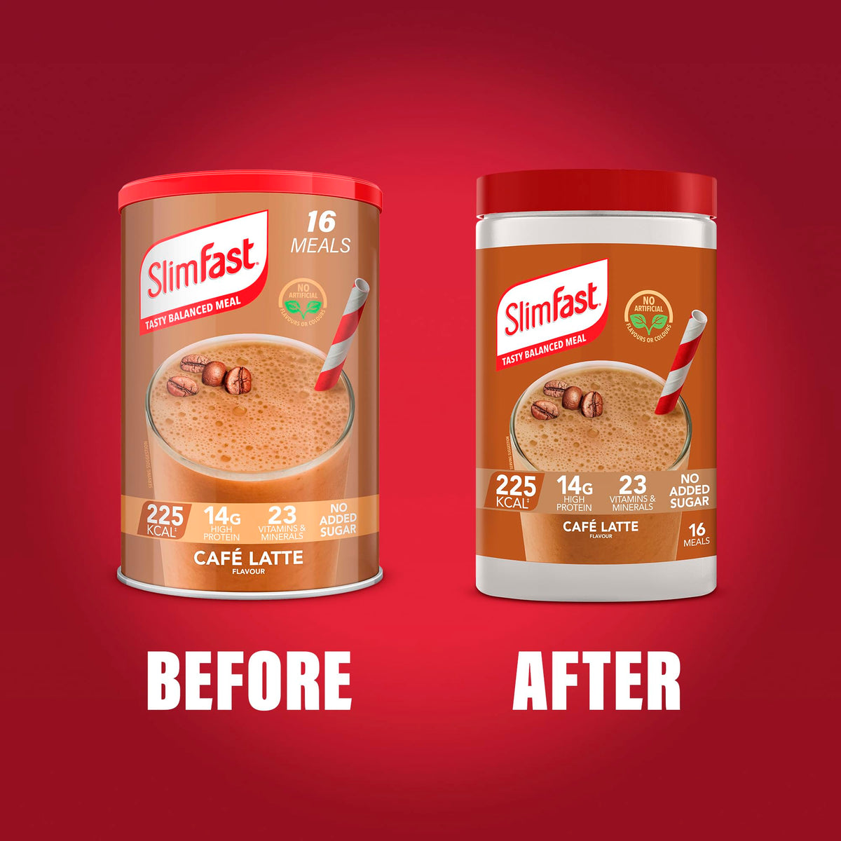 SlimFast • Meal Replacement Powder • Caramelised Biscuit Flavour • 584g