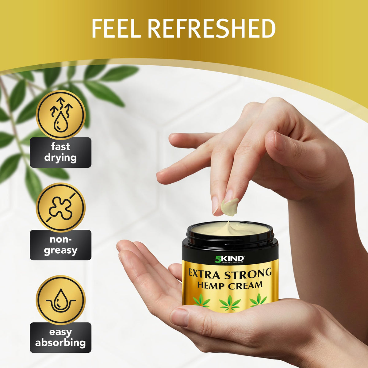 5Kind Extra Strong Hemp Cream 100ml - Hemp and Arnica Cream