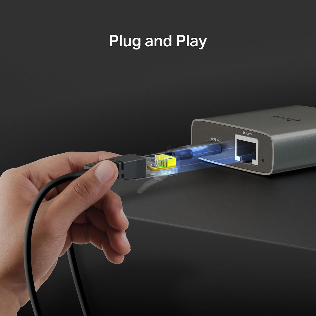 TP-Link EH210 Ethernet Splitter, 1 to 2 Gigabit Network Switch