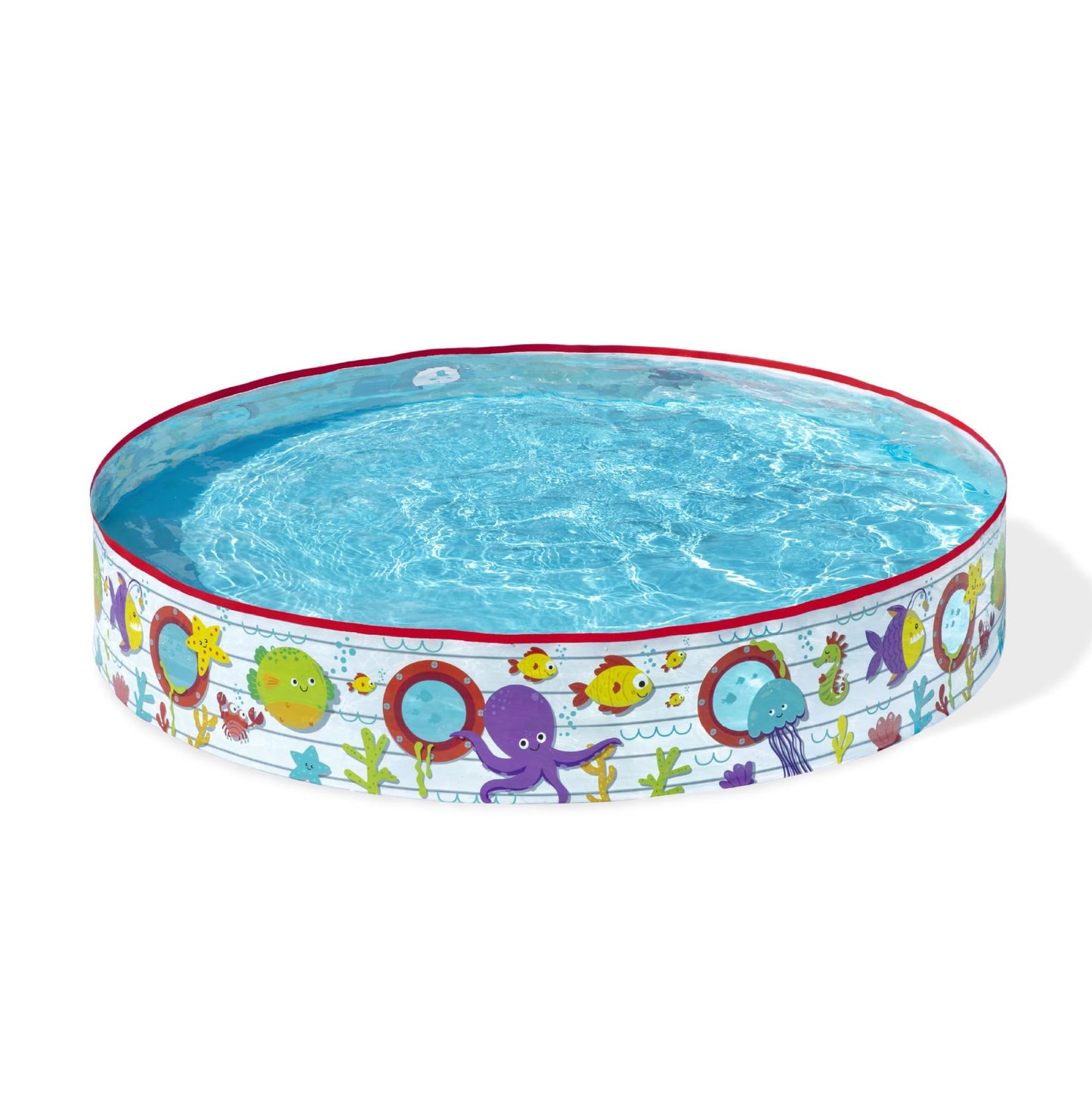 Bestway Sea Creature Kids Paddling Pool — 48 inch Round, 219 Litres | Toddlers & Children
