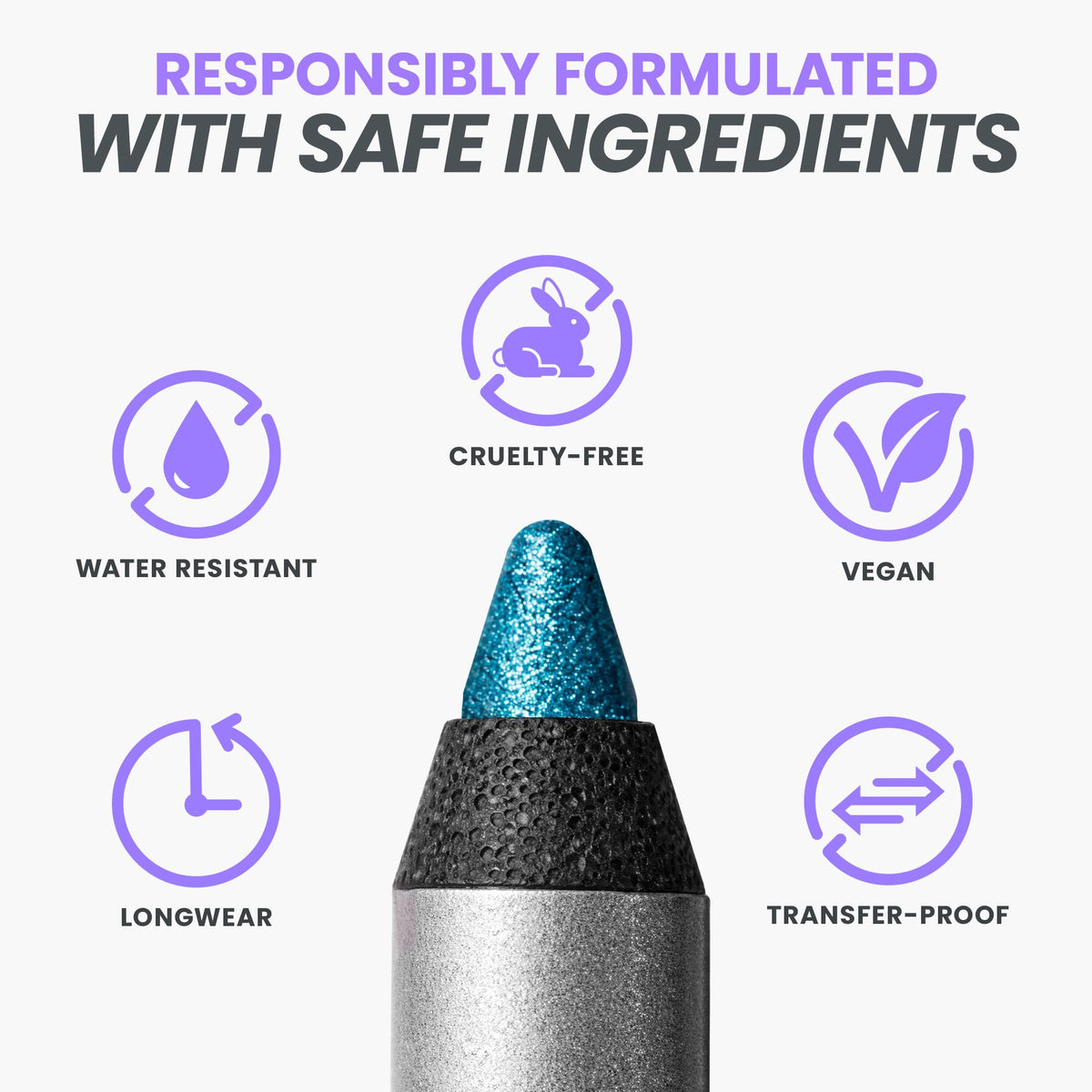 Wonderskin Eyeliner Pencil 1440 Longwear Eyeliner Waterproof & Smudge Proof