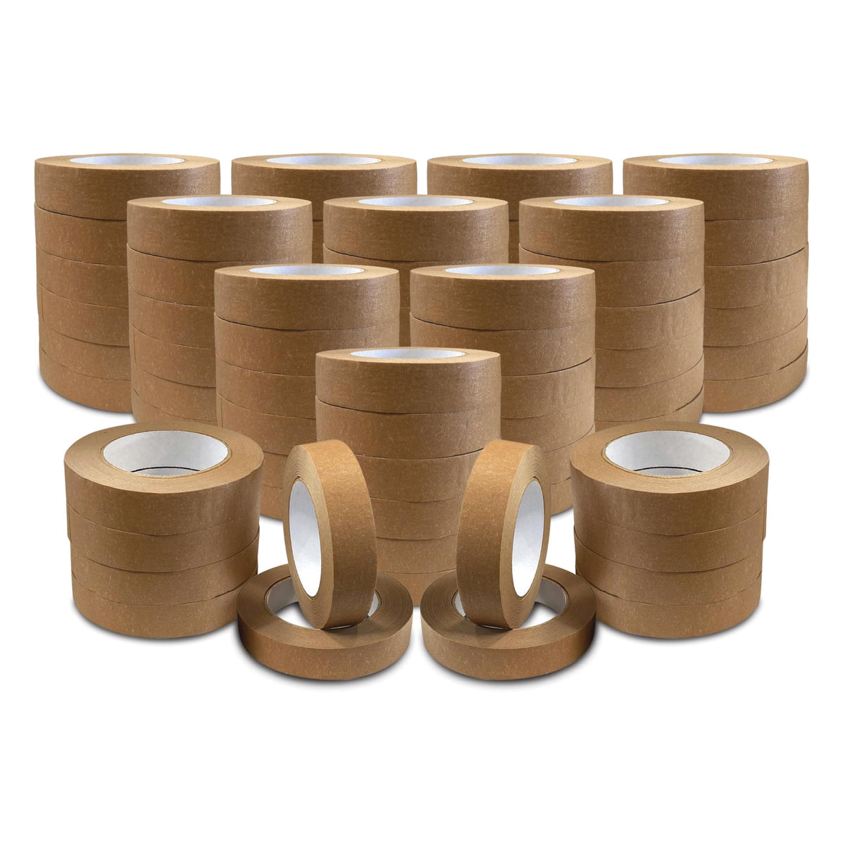JeeJaan® 3 Rolls of Yellow Duct Tape 50mm x 50m Heavy Duty Waterproof Gaffa Tape for Electrical Plumbing Use Strong Adhesive Durable Ideal for Sealing Fixing and Wrapping Projects