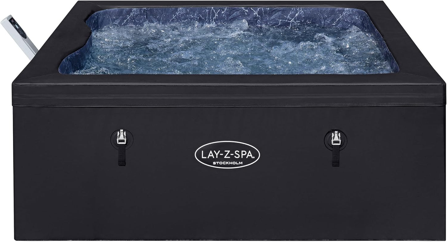 Lay-Z-Spa Stockholm ThermaCore UltraFit Smart AirJet Inflatable Hot Tub
