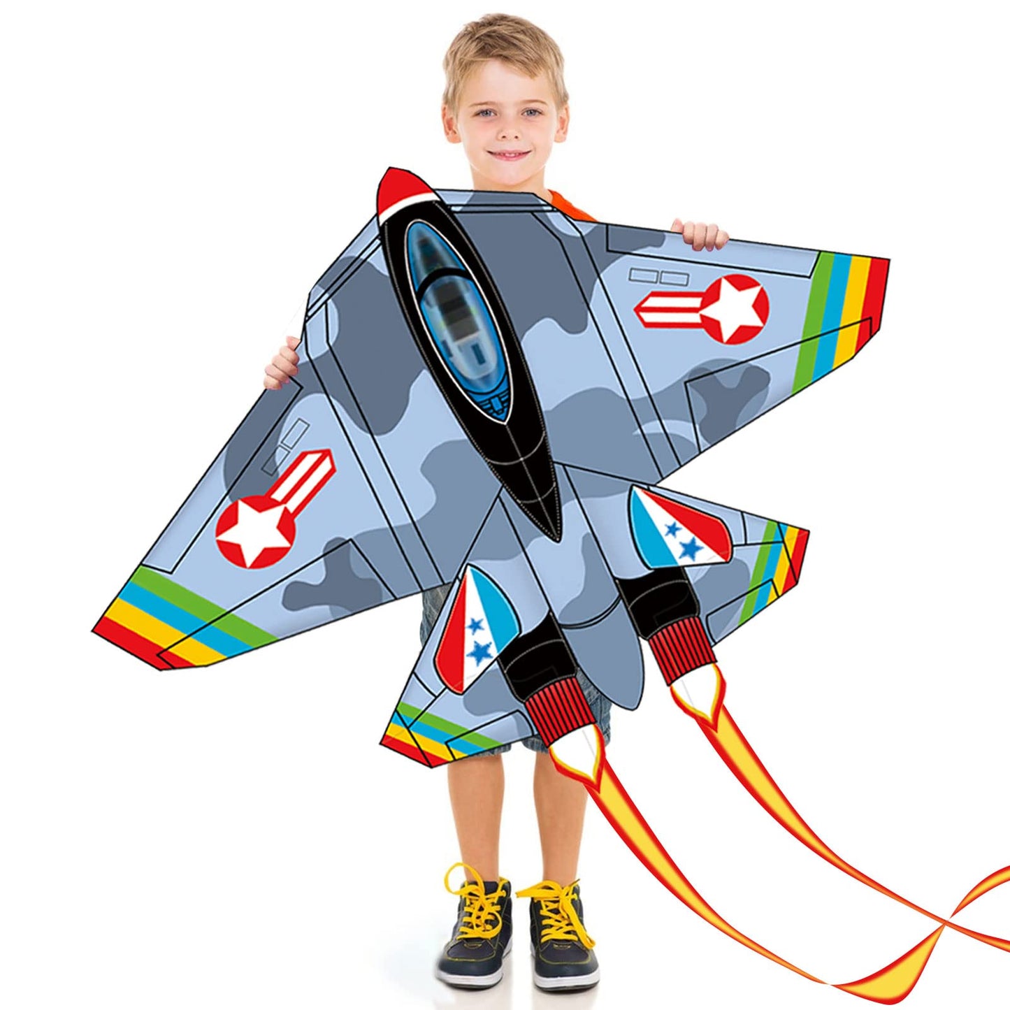 YongnKids Huge Kite Kids Easy to Fly for Ages 4-8 Children and Adults|Beginners, with 328ft String & Spool, Gift Packaging, Outdoor Games Flying Toys
