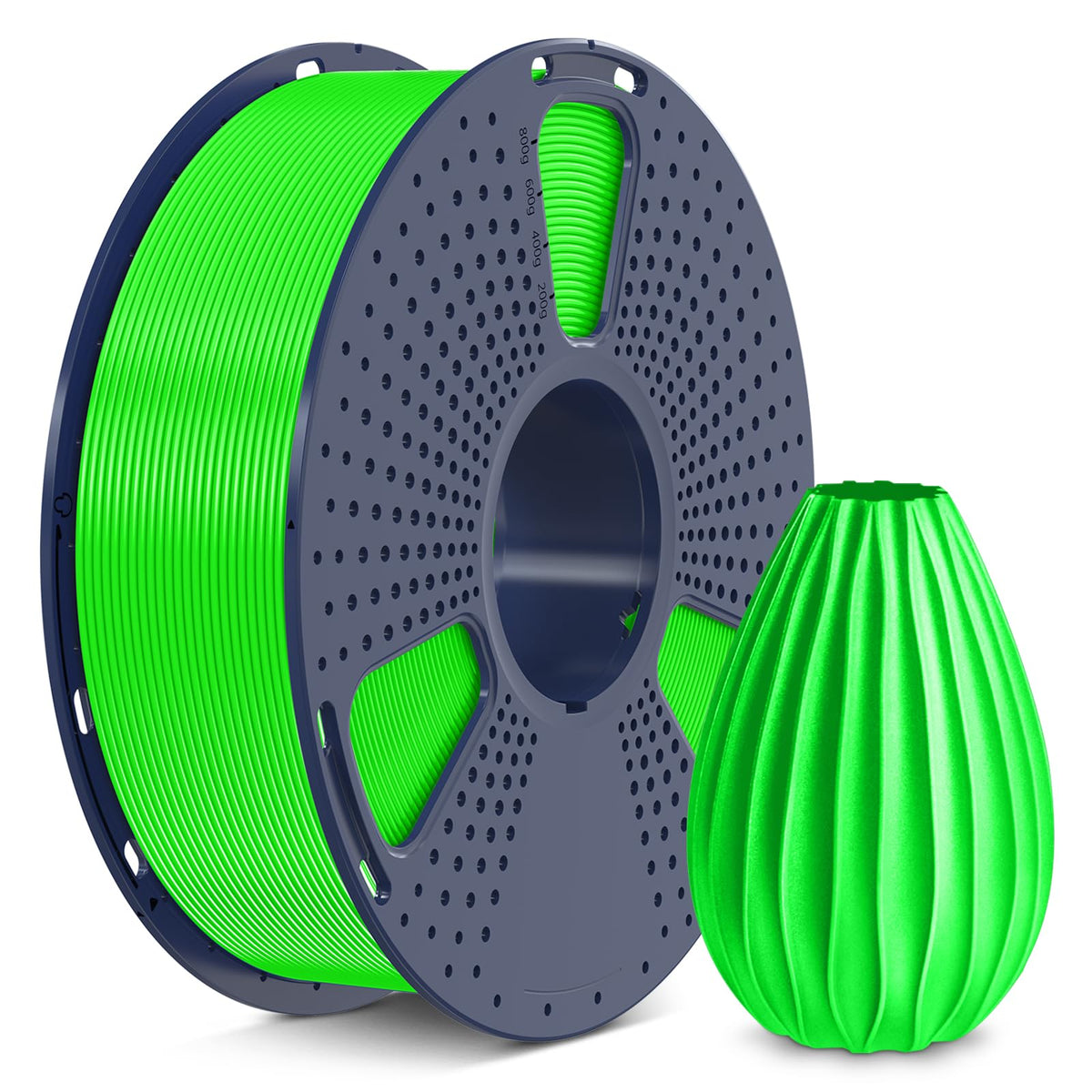 SUNLU Rapid PETG 3D Filament 1.75mm, High Speed 30-600mm/s, 1KG Blue