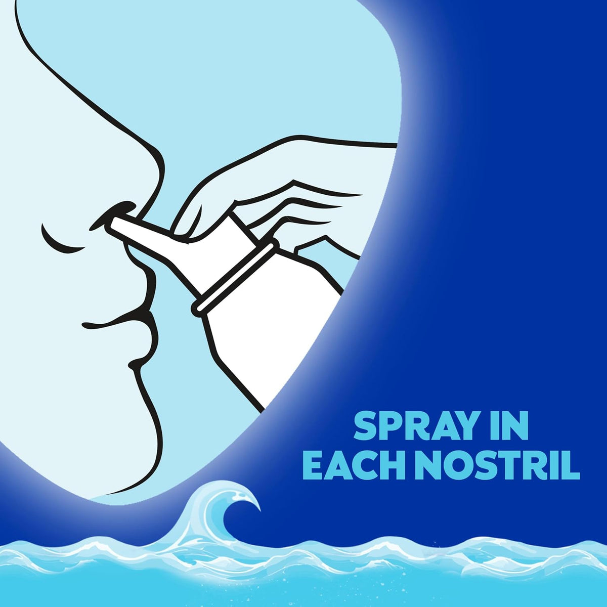 Vicks Sinex Gentle Saline Nasal Spray, 120ml - 3-in-1 Action: Cleans, Removes Mucus & Helps to Moisturize and Hydrate, with Isotonic Sea Water, Aloe Vera and Hyaluronic Acid – Suitable from 1 Year+