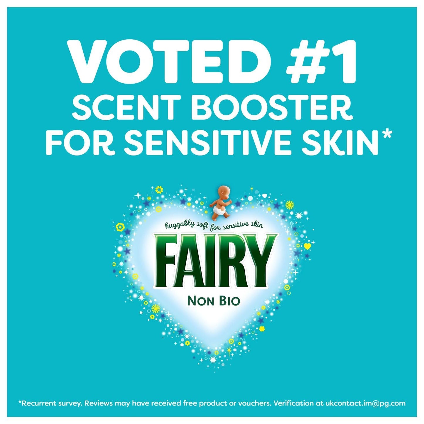 Fairy in-Wash Scent Booster 735g, Cherry Blossom & Nordic Cotton, Mild Freshness that Lasts, Voted No1 for Sensitive Skin