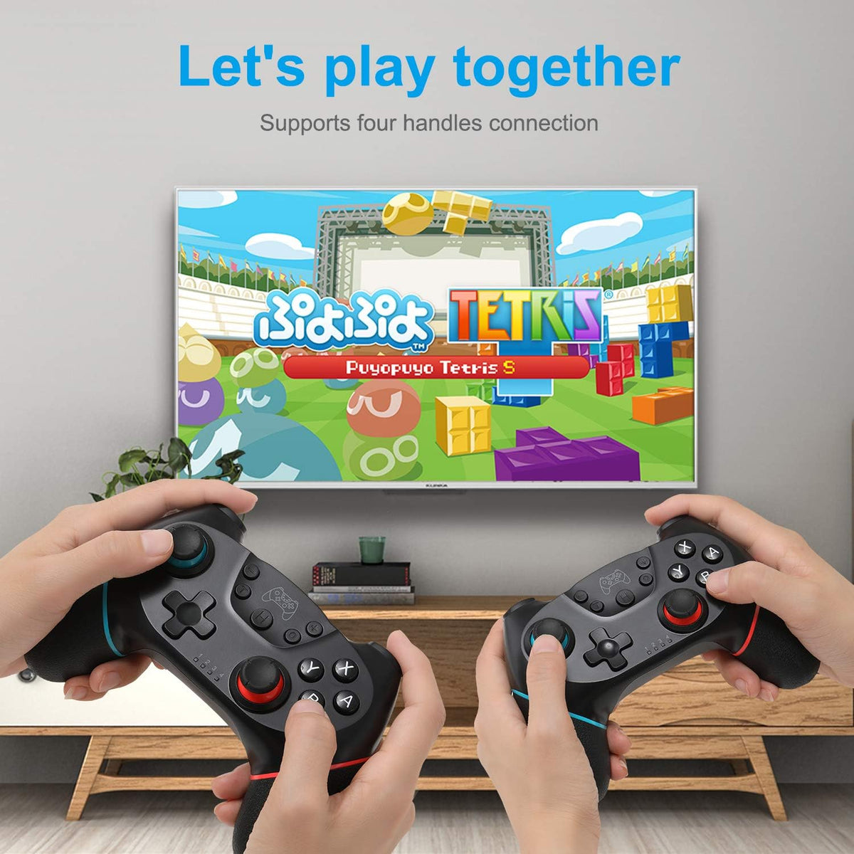 Olimoxi Wireless Pro Controller for Switch 1, Switch 2, Lite, OLED, PC