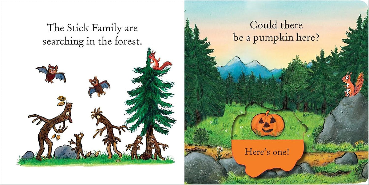 Stick Man The Pumpkin Hunt: a lift-the-flap adventure by the number one bestselling author and illustrator of The Gruffalo, Stick Man and Zog - perfect for Halloween