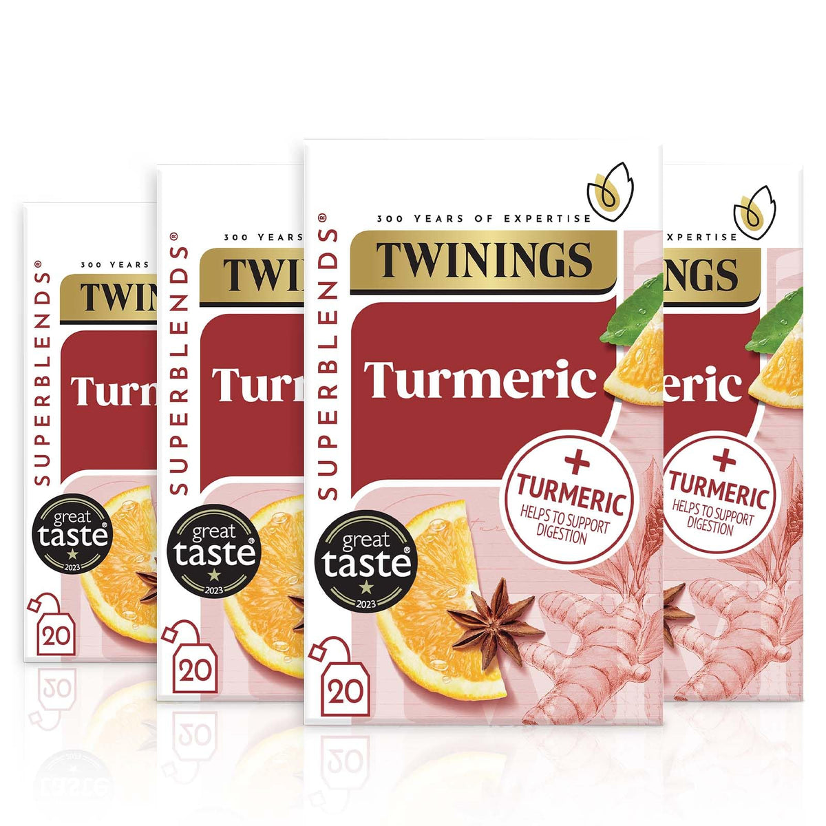Twinings English Breakfast Tea, 4 x 80 Biodegradable Plant-Based Tea Bags