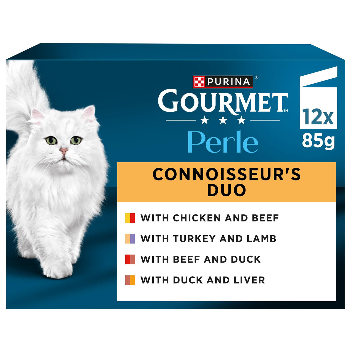 GOURMET Perle Delighters Collection in Gravy Wet Cat Food 40x85g