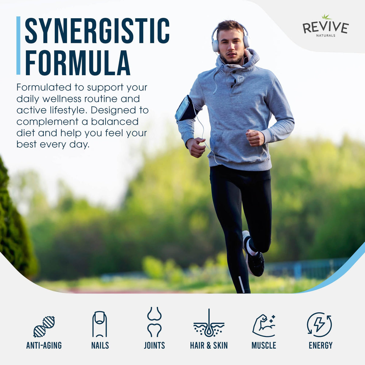 Multi Collagen Protein Powder 400g - Types I, II, III, V & X - Hydrolyzed Grass Fed Bovine, Wild Caught Fish, & Free-Range Chicken & Eggshell Collagen by Revive Naturals