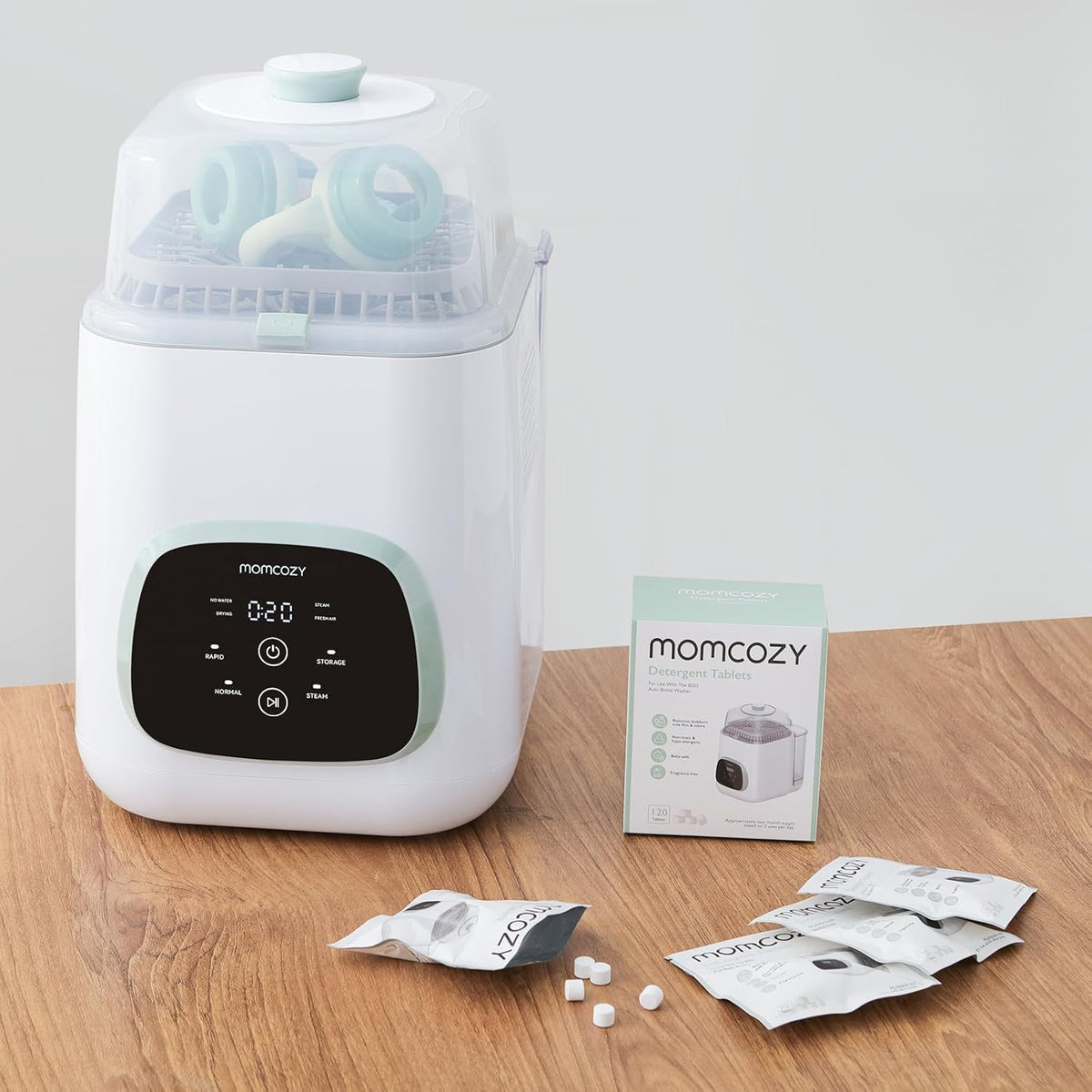 Momcozy Official Washing Block for KleanPal Pro Baby Bottle Washer, 120 Pcs