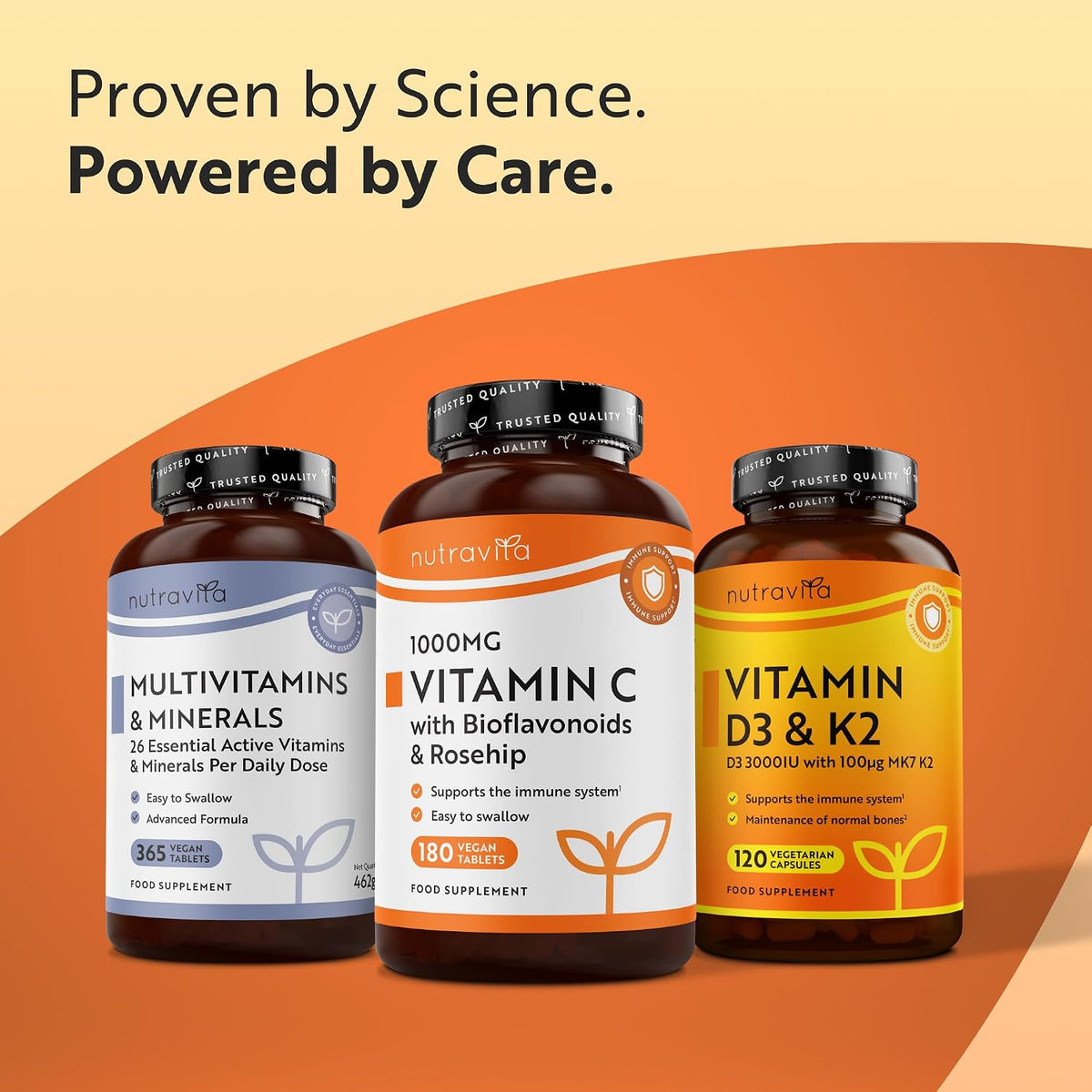 Nutravita Vitamin C 1000mg Tablets - 180 1000mg Vitamin C Tablets, 6 Months