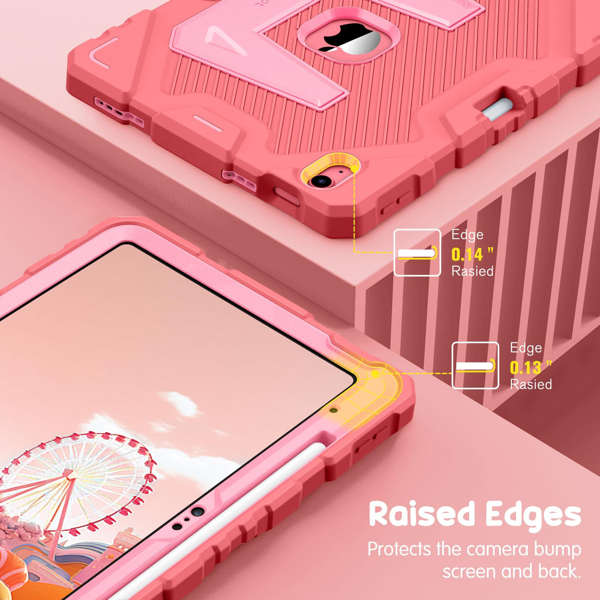 FINTIE Kid-Friendly Case for iPad (A16) 11th Gen 11 Inch, iPad 10th Gen