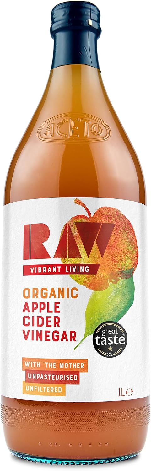 Raw Vibrant Living Organic Apple Cider Vinegar, 1L
