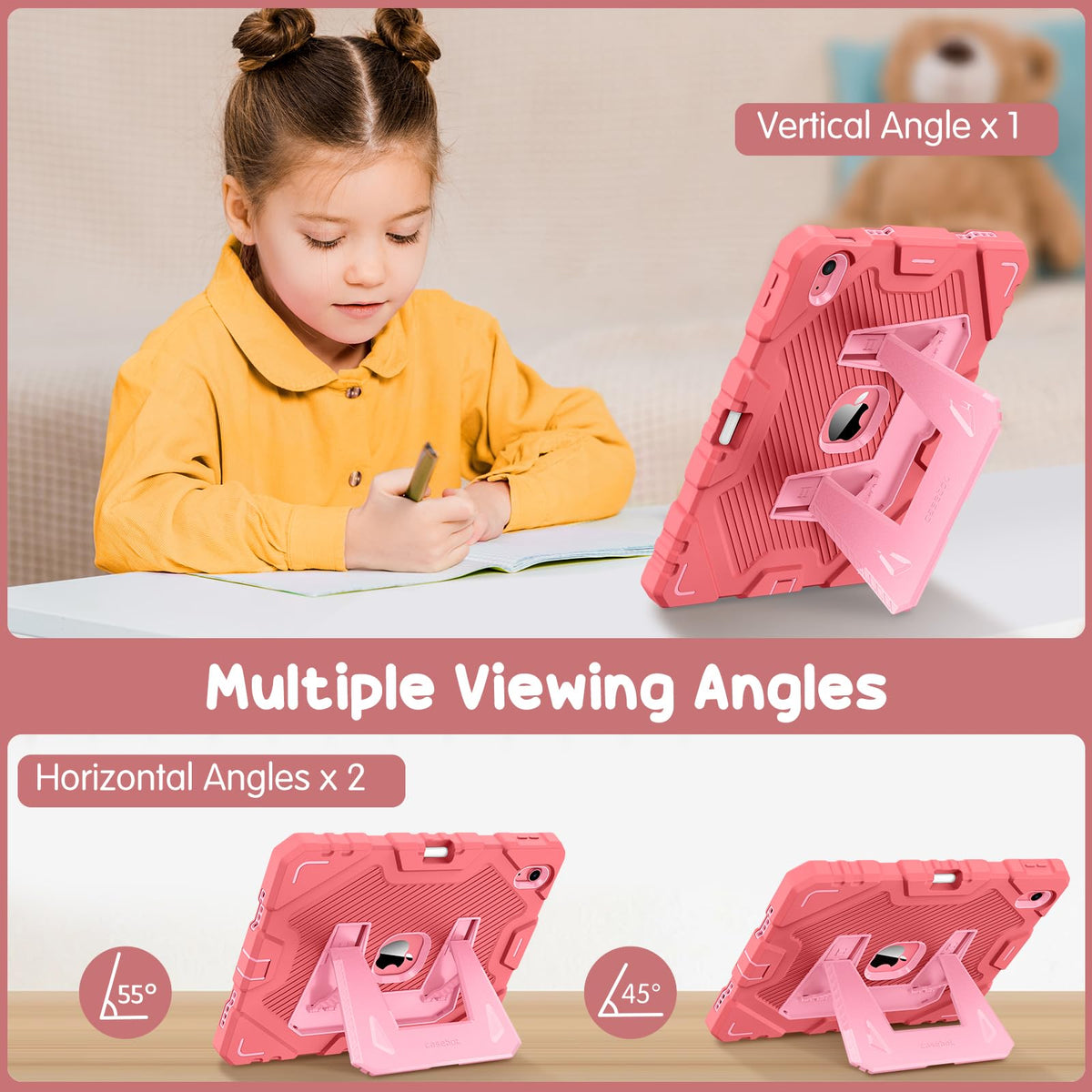 FINTIE Kid-Friendly Case for iPad (A16) 11th Gen 11 Inch, iPad 10th Gen