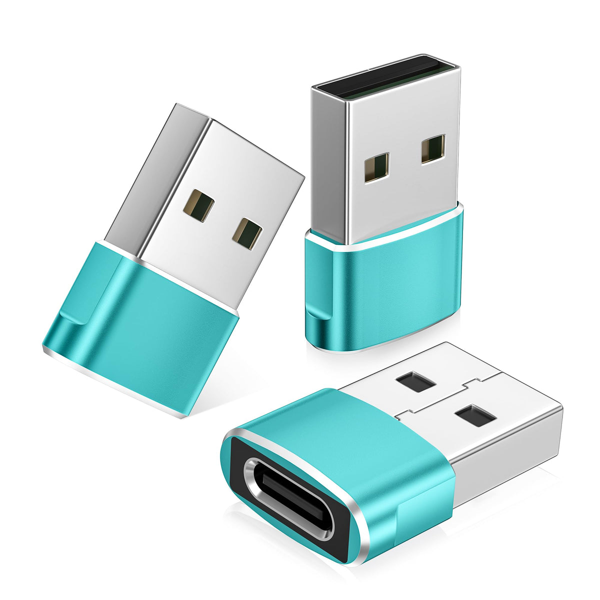 BASESAILOR USB to USB C Adapter,USBC Female to USB A Male Adapter 3Pack
