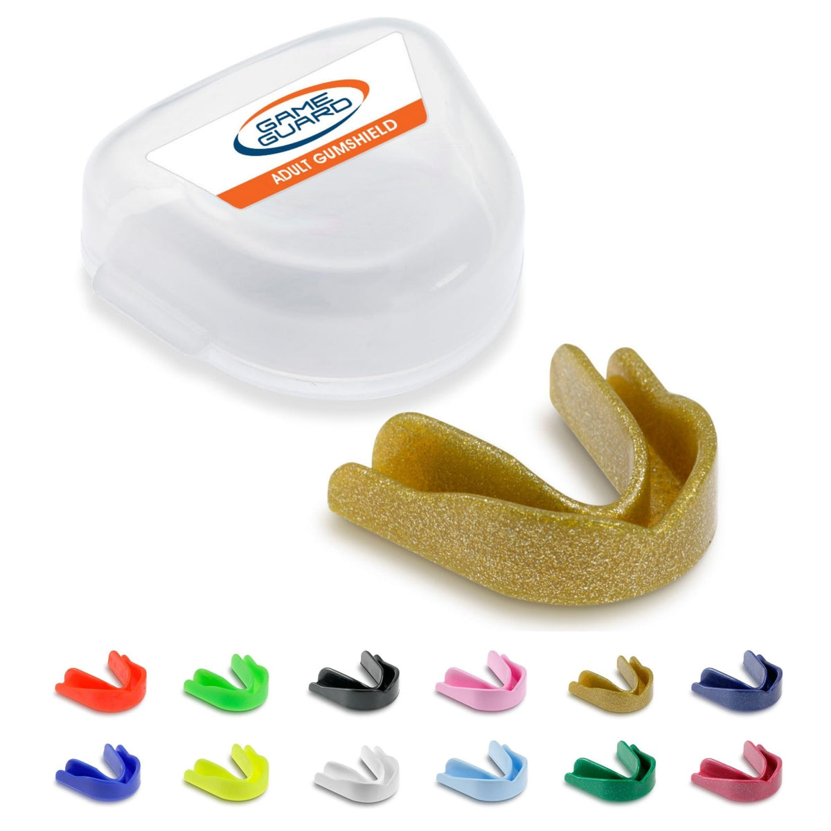 GAME GUARD Sports Mouthguard – Easy Fit Boil & Bite Gum Shield for Kids/Junior (Age 8+) – Mouth Guard for Rugby, Hockey, GAA – Ideal for Schools and Clubs (Baby Pink)