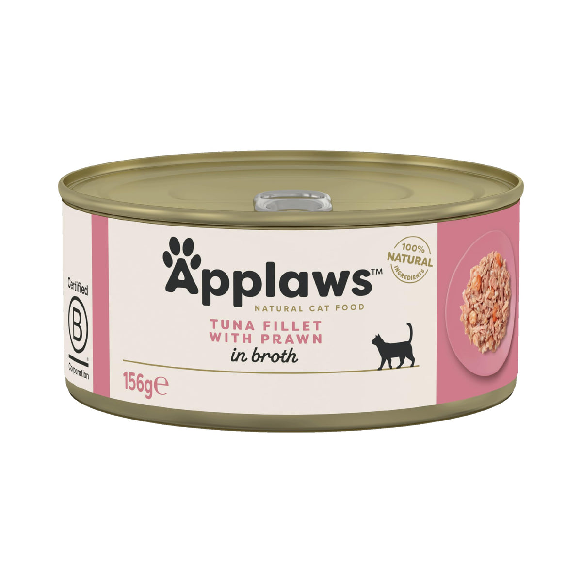 Applaws Natural Wet Cat Food, Multipack Fish Selection in Broth 70 g Tin (Pack of 12)