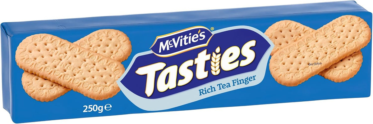 McVitie's Tasties Rich Tea Finger Biscuits, 250 g (Pack of 1)