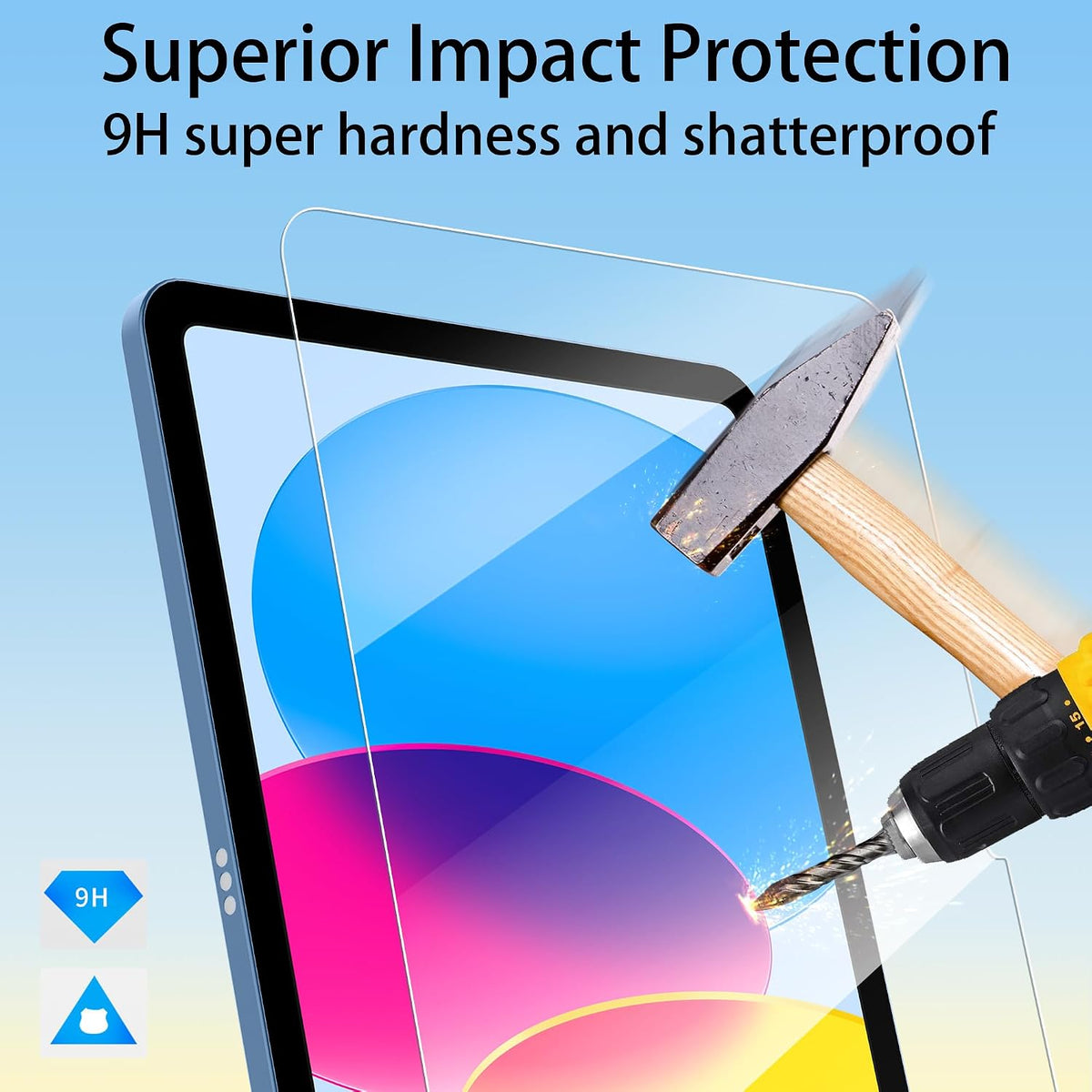 4youquality 2-Pack for iPad (A16) 11th & 10th Generation Screen Protector