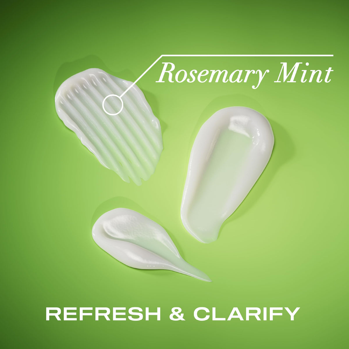 OGX Refreshing Scalp with Rosemary Mint Shampoo, Clarifying Blend to Remove Excess Oil and Residue, Clears Away Buildup, Sulfate Free, 385ml
