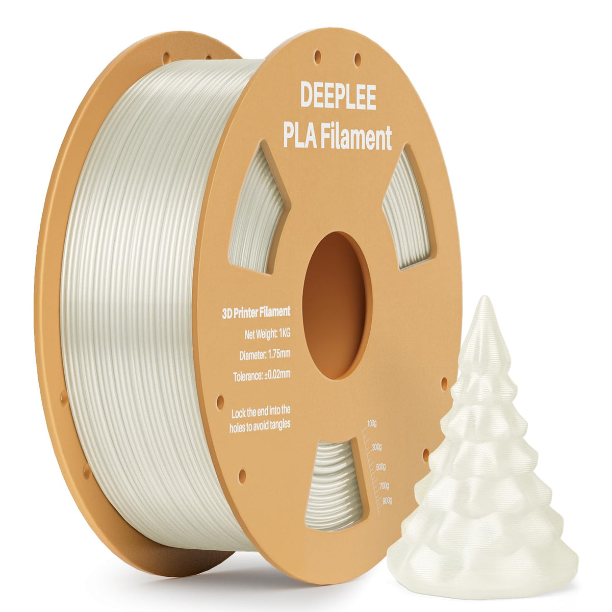 DEEPLEE PLA Filament 1.75mm White 1kg