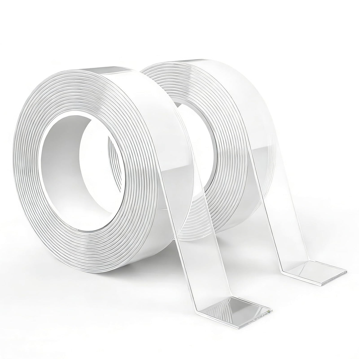 Double Sided Tape Heavy Duty Waterproof,Removable Reusable Multipurpose Clear Adhesive Extra Strong for Carpet Mats/Photos Frames/Craft Wall Mounting (3m*2cm*1mm)