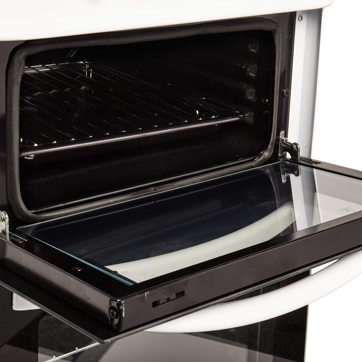 Haden Double Oven 50cm Electric Cooker 4 Zone Ceramic Hob White