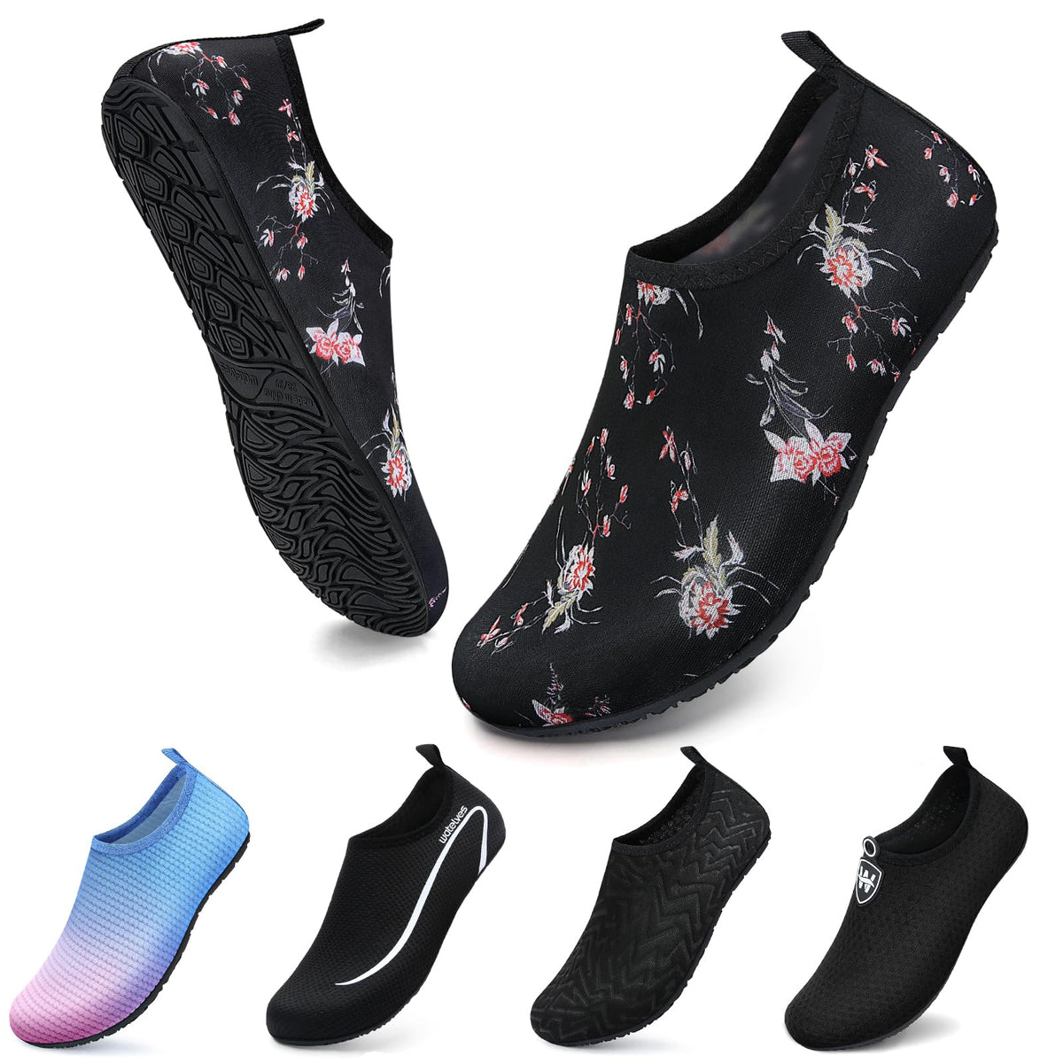 Swim Water Shoes Aqua Socks Barefoot for Sea Beach Swimming Shoes Pool Ladies Women Mens