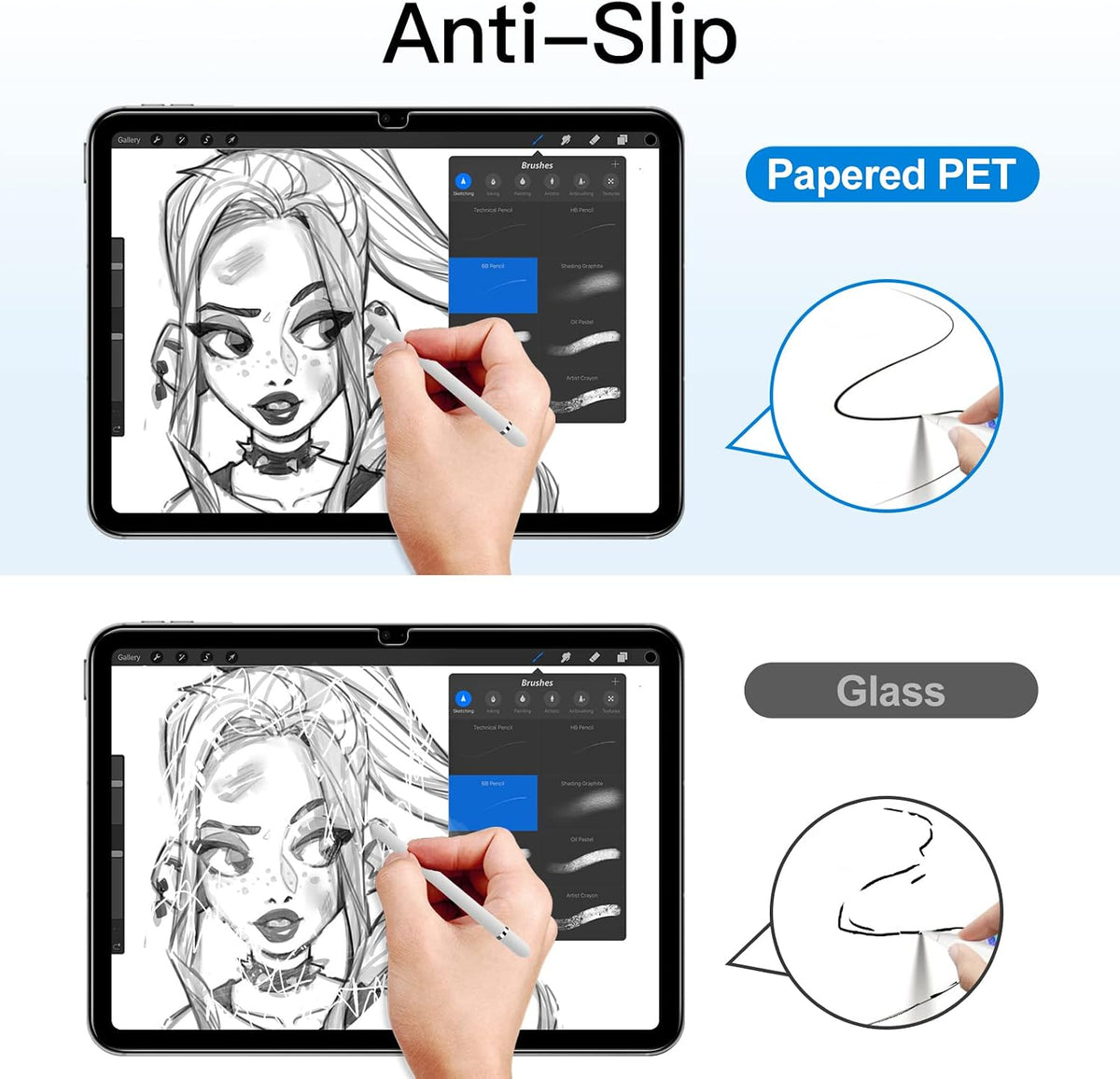JETech Paper Matte Screen Protector for iPad (A16) 11th/10th Gen, 1-Pack