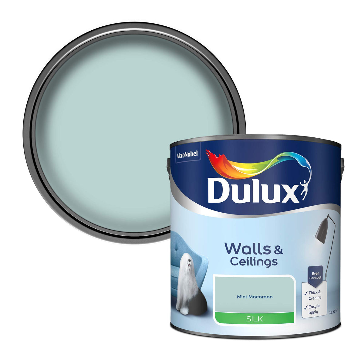 Dulux Tester Paint, White Mist, 30 ml (Pack of 1)